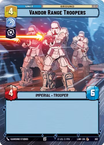 Vandor Range Troopers (Hyperspace) (362), A Lawless Time — Star Wars card price