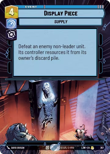 Display Piece (Hyperspace) (367), A Lawless Time — Star Wars card price