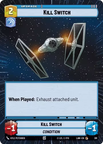 Kill Switch (Hyperspace) (391), A Lawless Time — Star Wars card price