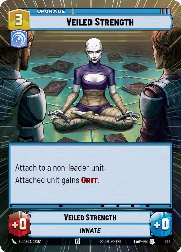 Veiled Strength (Hyperspace) (392), A Lawless Time — Star Wars card price