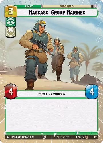 Massassi Group Marines (Hyperspace) (410), A Lawless Time — Star Wars card price