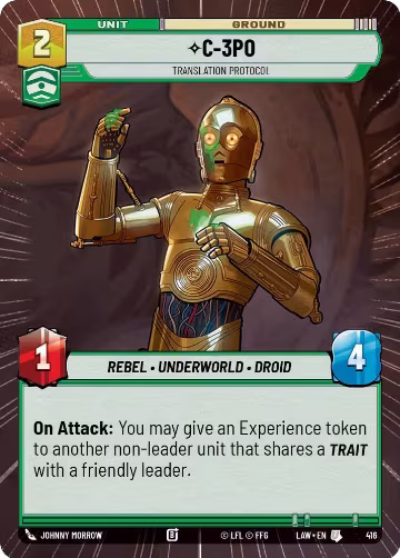C-3PO - Translation Protocol (Hyperspace) (416), A Lawless Time — Star Wars card price