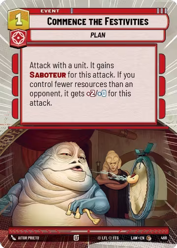 Commence the Festivities (Hyperspace) (466), A Lawless Time — Star Wars card price