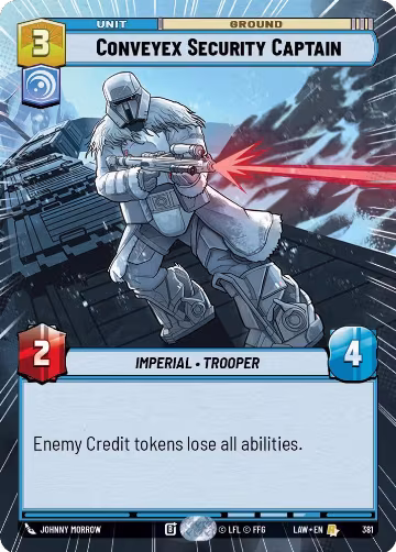 Conveyex Security Captain (Hyperspace) (381), A Lawless Time — Star Wars card price