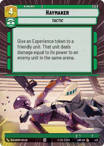 Haymaker (Hyperspace) (432), A Lawless Time — Star Wars card price