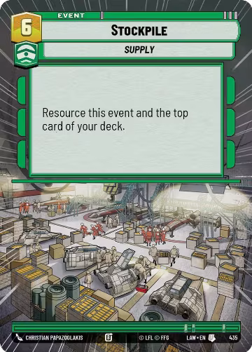 Stockpile (Hyperspace) (435), A Lawless Time — Star Wars card price
