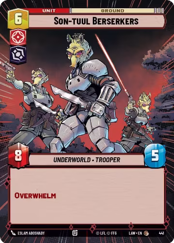 Son-tuul Berserkers (Hyperspace) (441), A Lawless Time — Star Wars card price