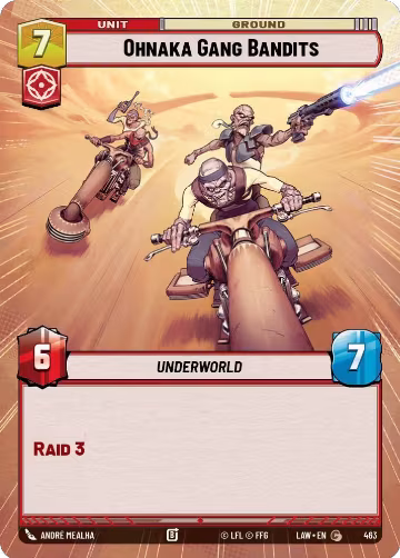 Ohnaka Gang Bandits (Hyperspace) (463), A Lawless Time — Star Wars card price