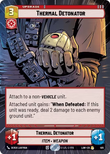 Thermal Detonator (Hyperspace) (465), A Lawless Time — Star Wars card price