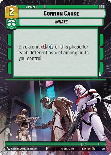 Common Cause (Hyperspace) (431), A Lawless Time — Star Wars card price