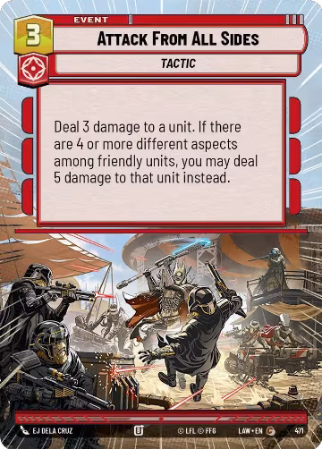 Attack From All Sides (Hyperspace) (471), A Lawless Time — Star Wars card price
