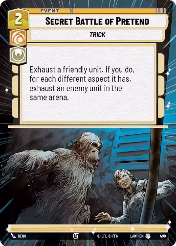 Secret Battle of Pretend (Hyperspace) (490), A Lawless Time — Star Wars card price