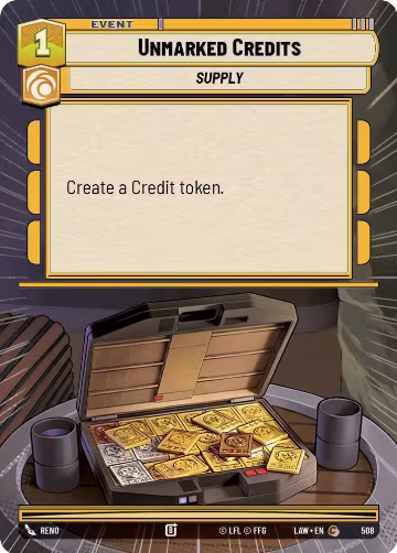 Unmarked Credits (Hyperspace) (508), A Lawless Time — Star Wars card price