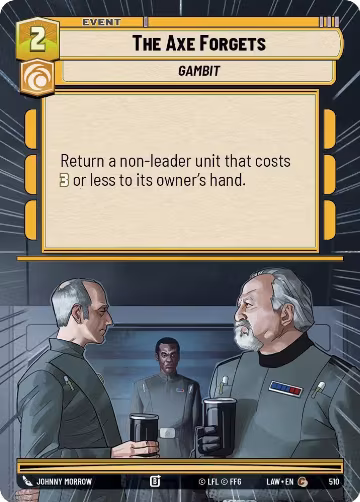 The Axe Forgets (Hyperspace) (510), A Lawless Time — Star Wars card price
