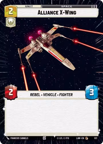 Alliance X-Wing (Hyperspace) (517), A Lawless Time — Star Wars card price