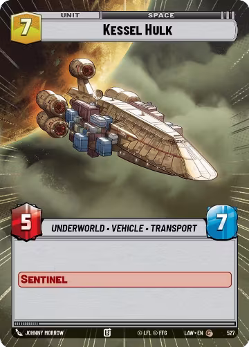 Kessel Hulk (Hyperspace) (527), A Lawless Time — Star Wars card price