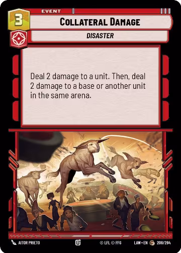 Collateral Damage (208/264), A Lawless Time — Star Wars card price