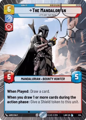 The Mandalorian - Let's See The Puck (Hyperspace Foil) (554), A Lawless Time — Star Wars card price