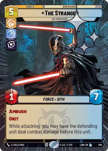 The Stranger - No Survivors (Hyperspace Foil) (588), A Lawless Time — Star Wars card price