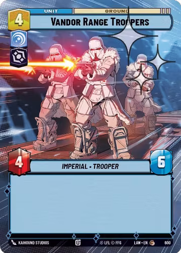 Vandor Range Troopers (Hyperspace Foil) (600), A Lawless Time — Star Wars card price