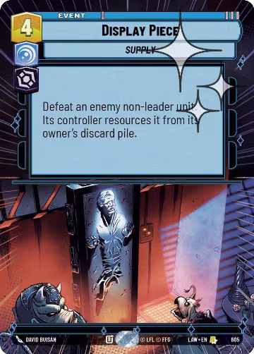 Display Piece (Hyperspace Foil) (605), A Lawless Time — Star Wars card price