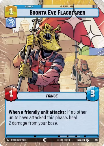 Boonta Eve Flagbearer (Hyperspace Foil) (614), A Lawless Time — Star Wars card price