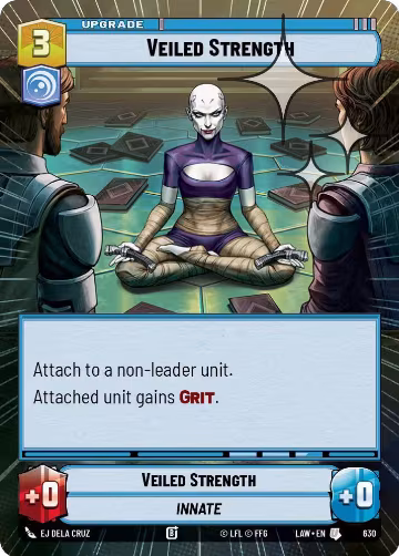 Veiled Strength (Hyperspace Foil) (630), A Lawless Time — Star Wars card price