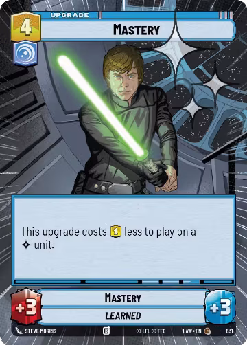 Mastery (Hyperspace Foil) (631), A Lawless Time — Star Wars card price