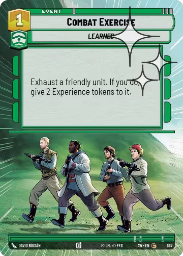 Combat Exercise (Hyperspace Foil) (667), A Lawless Time — Star Wars card price