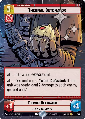 Thermal Detonator (Hyperspace Foil) (703), A Lawless Time — Star Wars card price