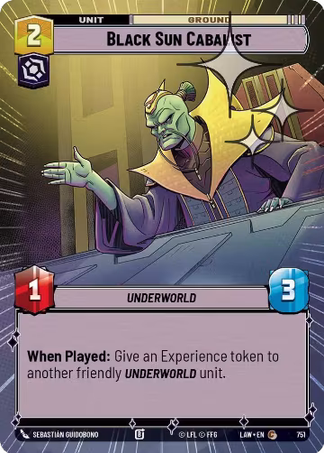 Black Sun Cabalist (Hyperspace Foil) (751), A Lawless Time — Star Wars card price