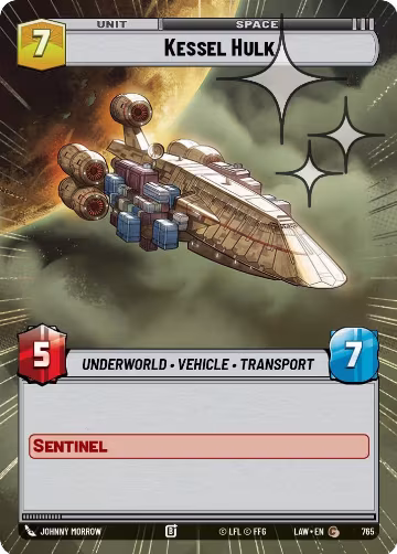 Kessel Hulk (Hyperspace Foil) (765), A Lawless Time — Star Wars card price