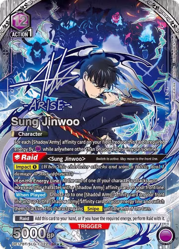 Sung Jinwoo (022) (SR**) (UE17BT/SLG-1-022) — card price