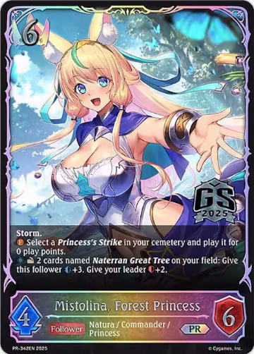 Mistolina, Forest Princess (PR-342EN), Shadowverse: Evolve Promo Cards — Shadowverse card price
