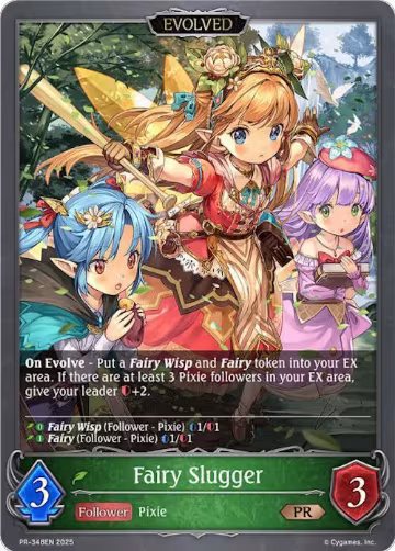 Fairy Slugger (Evolved) (PR-348EN), Shadowverse: Evolve Promo Cards — Shadowverse card price