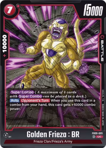 Golden Frieza : BR (FB09-005), Dual Evolution — DB Fusion card price