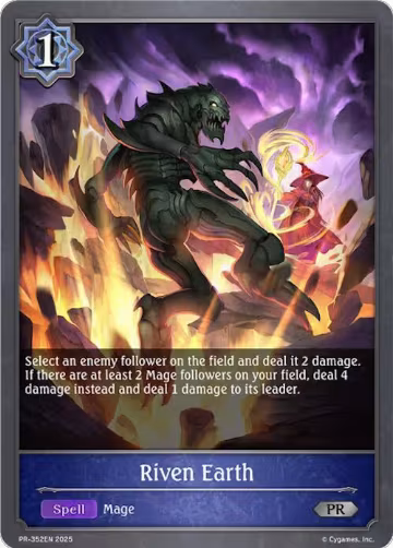 Riven Earth (PR-352EN), Shadowverse: Evolve Promo Cards — Shadowverse card price