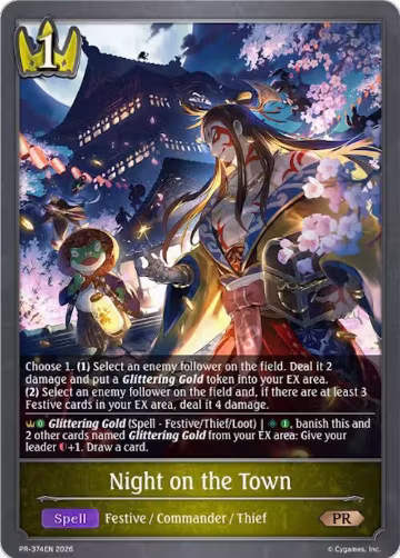 Night on the Town (PR-374EN), Shadowverse: Evolve Promo Cards — Shadowverse card price