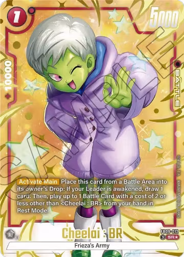 Cheelai : BR (Alternate Art) (FB09-012), Dual Evolution — DB Fusion card price