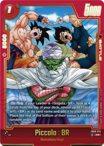 Piccolo : BR (Alternate Art) (FB09-013), Dual Evolution — DB Fusion card price