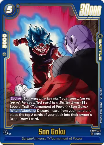 Son Goku - FB09-036 (Alternate Art) (FB09-036), Dual Evolution — DB Fusion card price