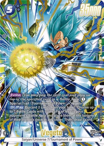 Vegeta - FB09-045 (Alternate Art) (FB09-045), Dual Evolution — DB Fusion card price