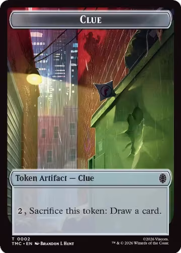 Clue // Rat Double-Sided Token (2 // 6), Commander: Teenage Mutant Ninja Turtles — Magic card price