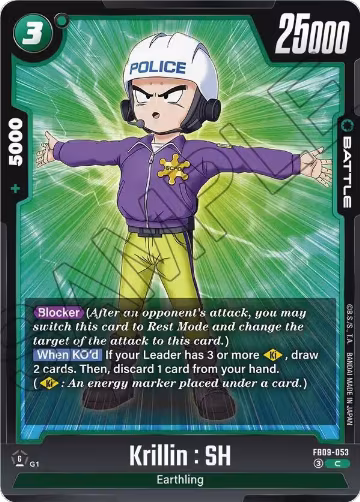 Krillin : SH (FB09-053), Dual Evolution — DB Fusion card price