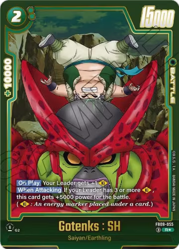 Gotenks : SH (Alternate Art) (FB09-055), Dual Evolution — DB Fusion card price
