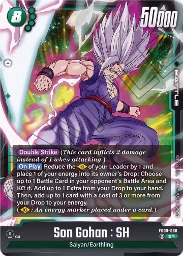 Son Gohan : SH - FB09-060 (FB09-060), Dual Evolution — DB Fusion card price