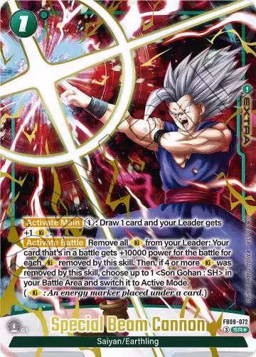 Special Beam Cannon (Alternate Art) (FB09-072), Dual Evolution — DB Fusion card price