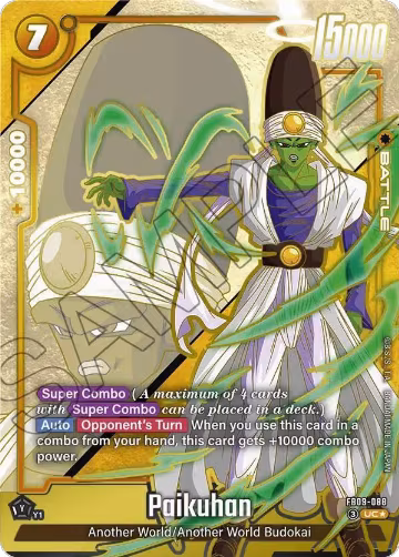 Paikuhan - FB09-088 (Alternate Art) (FB09-088), Dual Evolution — DB Fusion card price