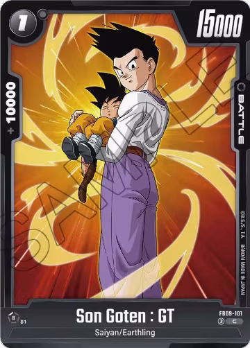 Son Goten : GT - FB09-101 (FB09-101), Dual Evolution — DB Fusion card price