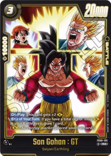 Son Gohan : GT - FB09-105 (Alternate Art) (FB09-105), Dual Evolution — DB Fusion card price
